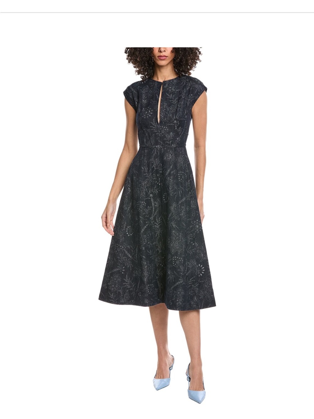 Etro denim midi dress